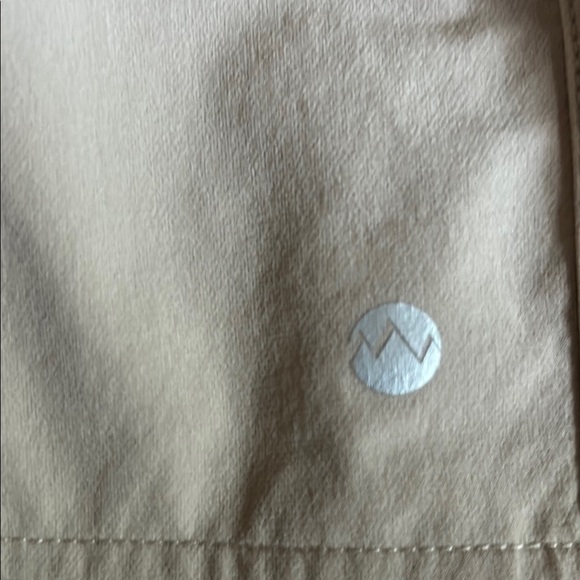 Tan Athletic Shorts with Elastic Waistband and Lightweight Fabric - Picture 9 of 10